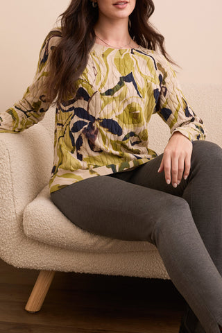 Sweater, Crew Neck Raglan