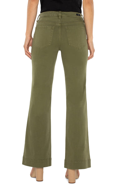 Pant, Hannah Flare Spanish Olive
