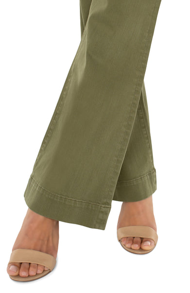 Pant, Hannah Flare Spanish Olive