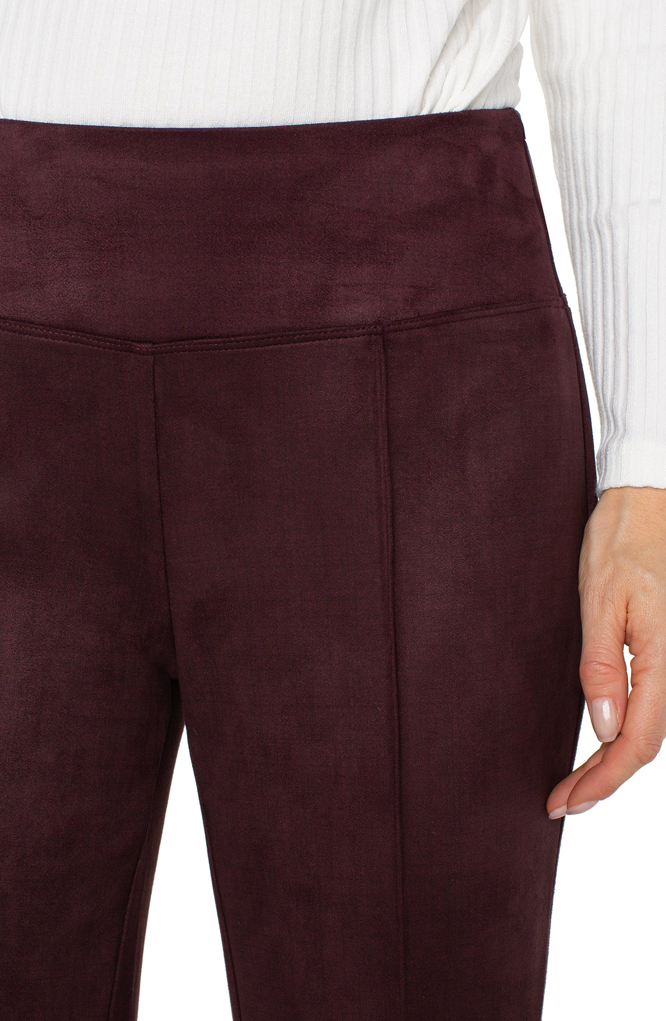 Pant, Pearl Dk Oxblood