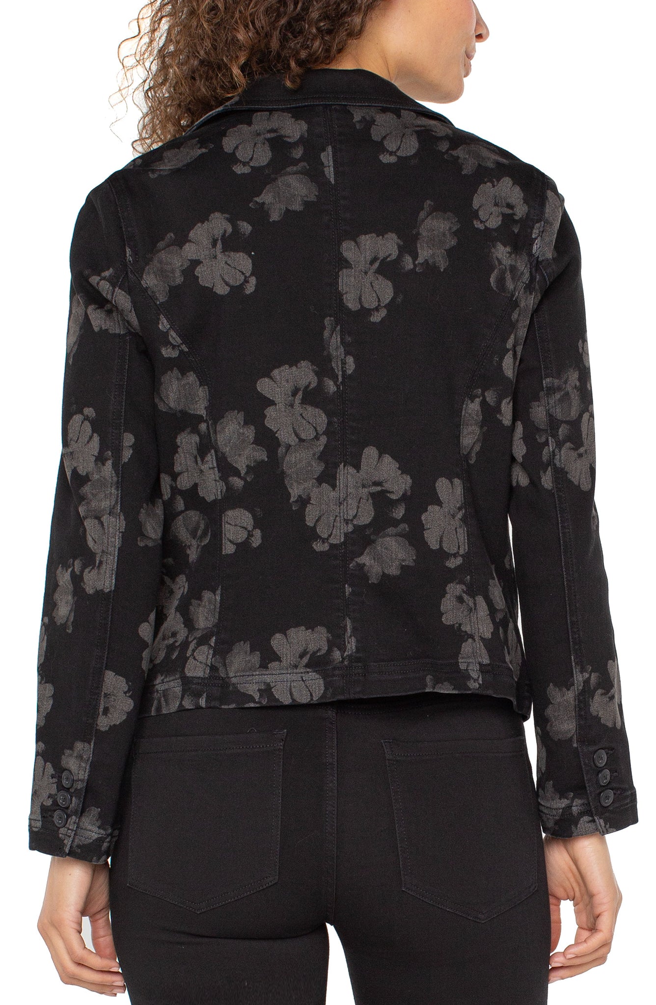 Jacket, Black Floral