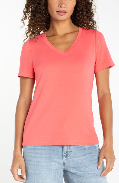 Top,  V-Neck SS