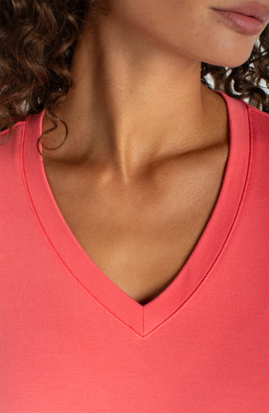 Top,  V-Neck SS