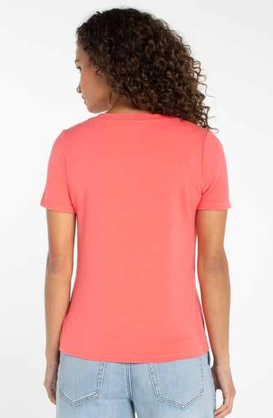 Top,  V-Neck SS