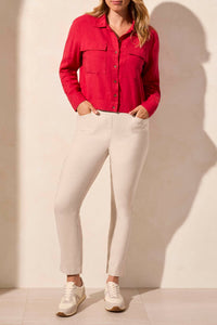 Jacket, BTN FRT Cherry