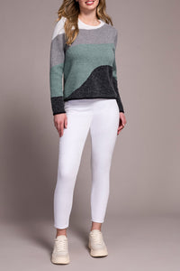 Sweater, Crew Neck SilverPine