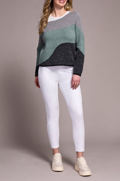 Sweater, Crew Neck SilverPine