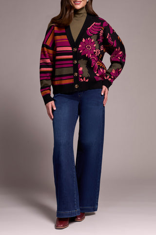 Cardigan, BTN FT Jacquard
