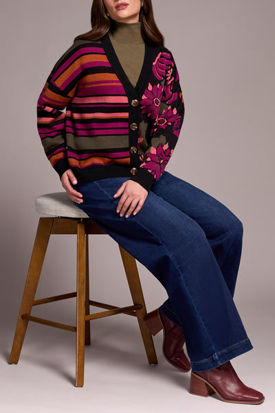 Cardigan, BTN FT Jacquard