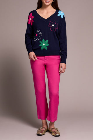 Sweater, V-Neck Navy