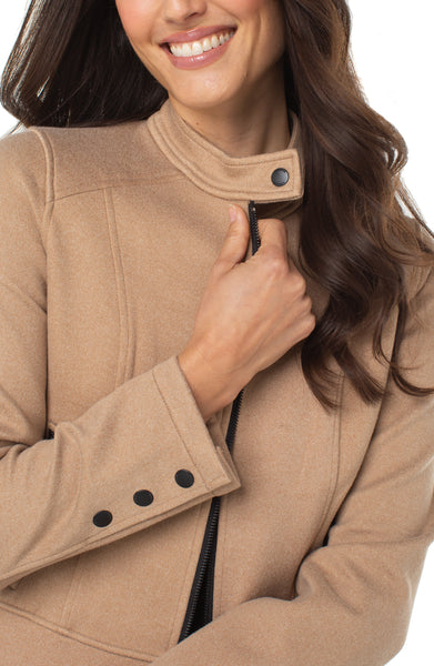 Jacket, Biker Camel
