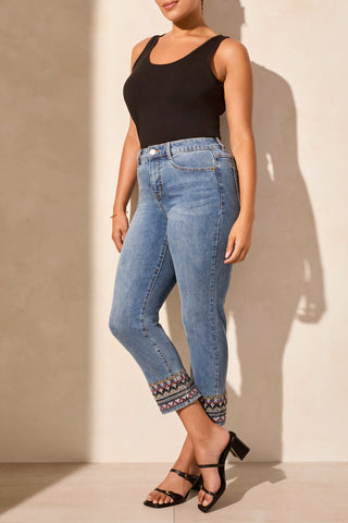 Pant, Audrey Str. Crop