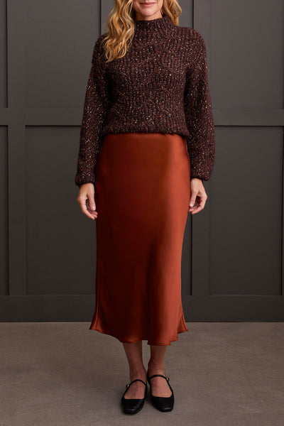 Skirt, Marsala Midi