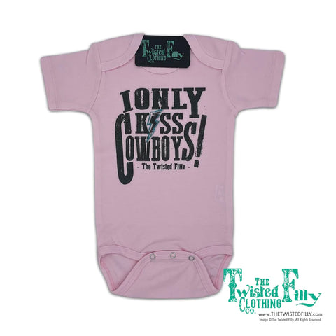 Only Kiss Cowboys Onesie