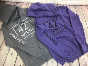 Lakeview Latitude Sweatshirts (Purple & Gray)