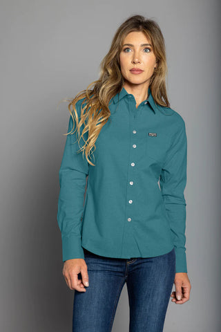 Women's Kimes Linville-Blue Shirt